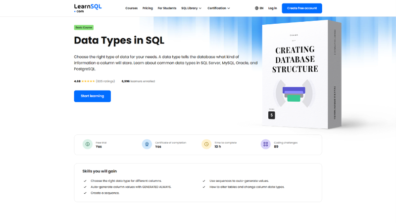 Konvertierung von Datentypen in SQL