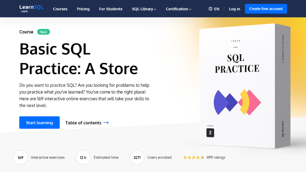 Basic SQL-Praxis: A Store