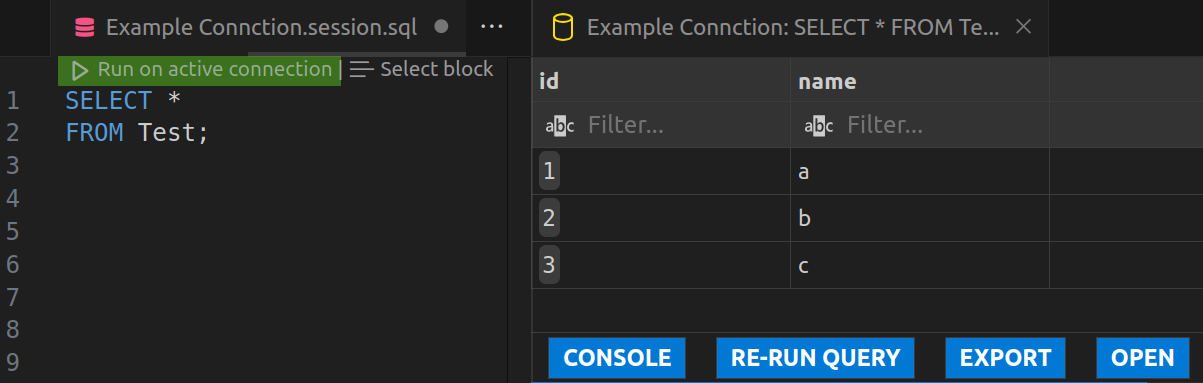 So beginnen Sie mit der Codierung von SQL in VS Code