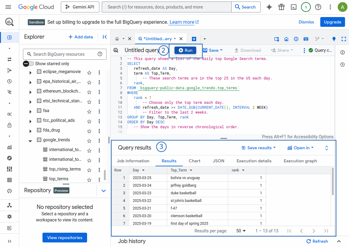 Wie man Google BigQuery verwendet 